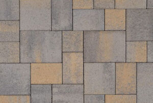 Dark gray paver blend