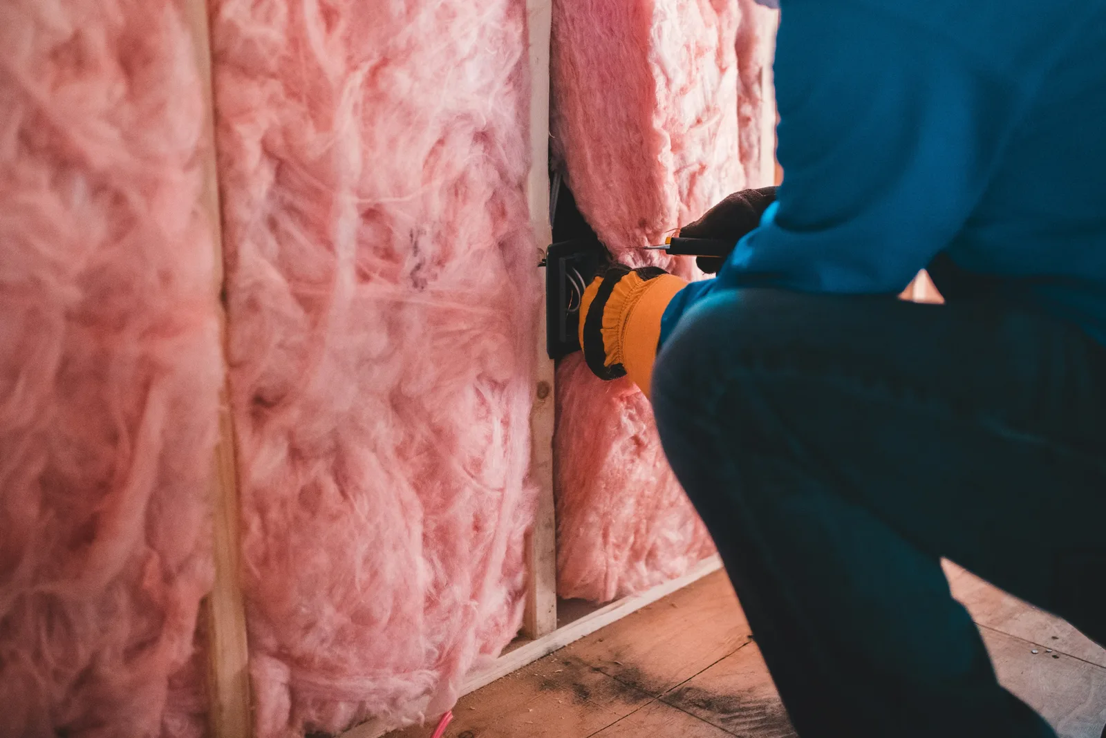 Home insulation installation