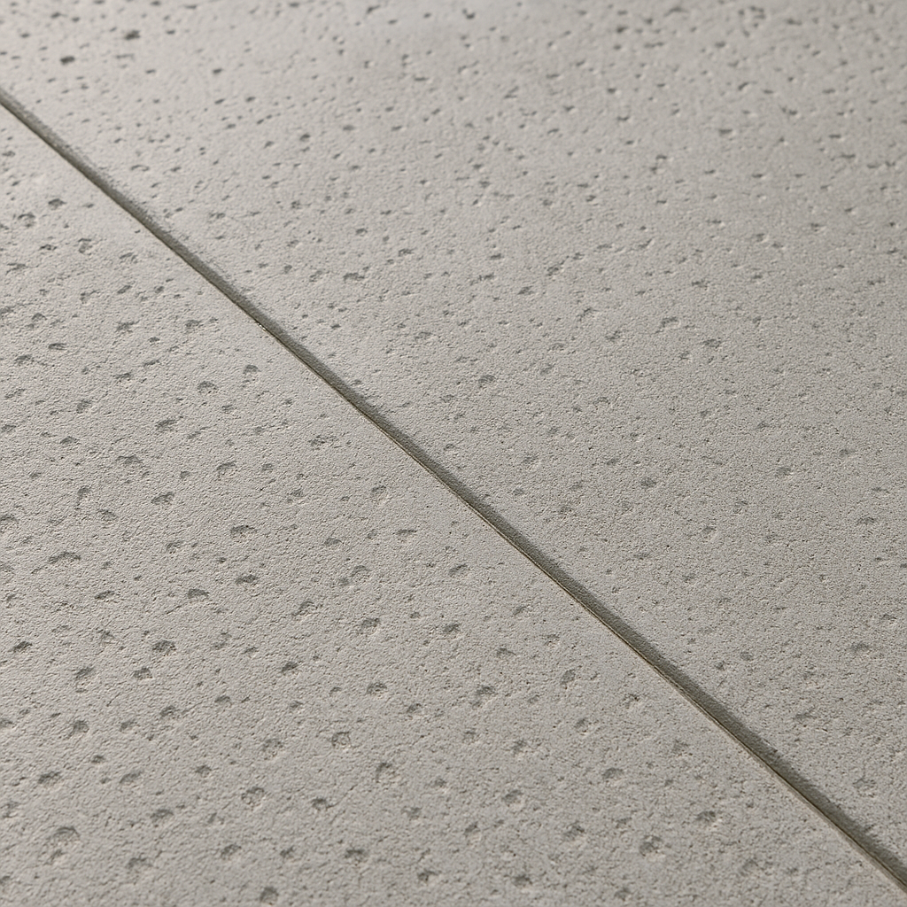 Salt finish concrete